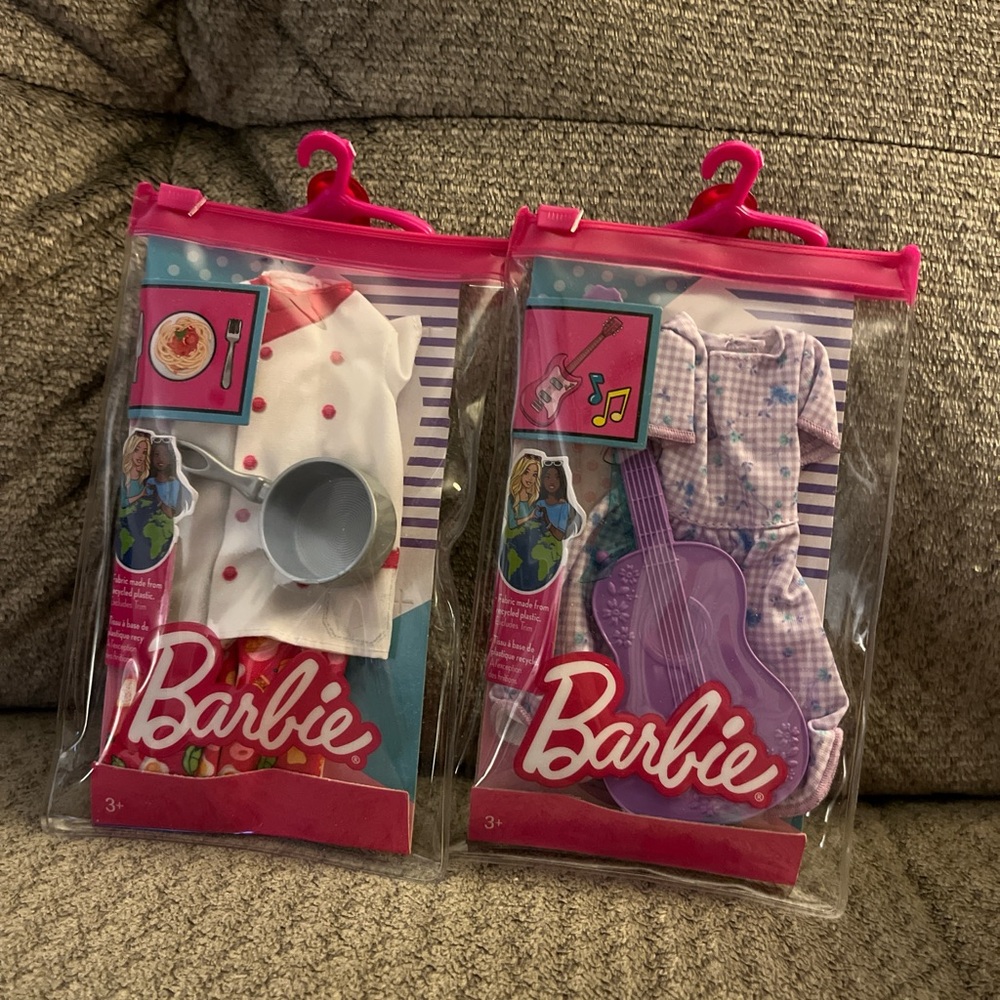 Barbie Cooking and Music Outfit Set with Pink and Purple